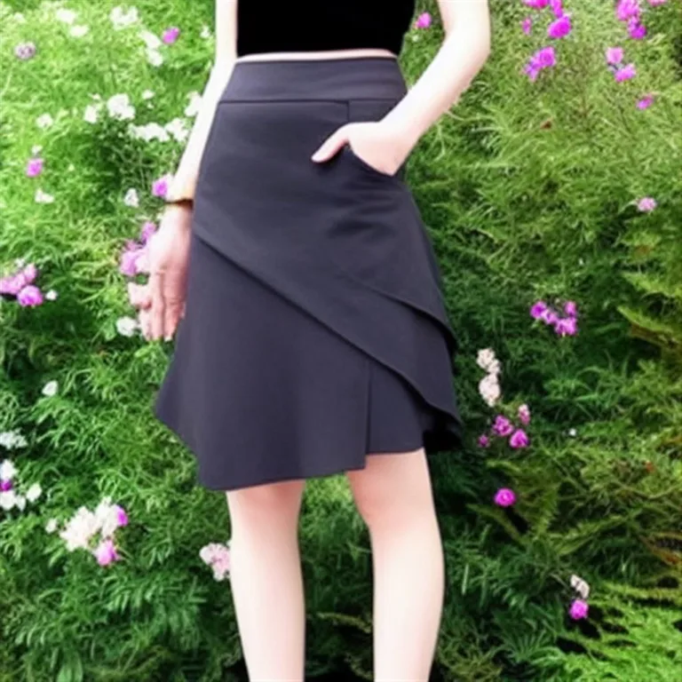 Asymetryczne spódnice damskie w letniej stylizacji